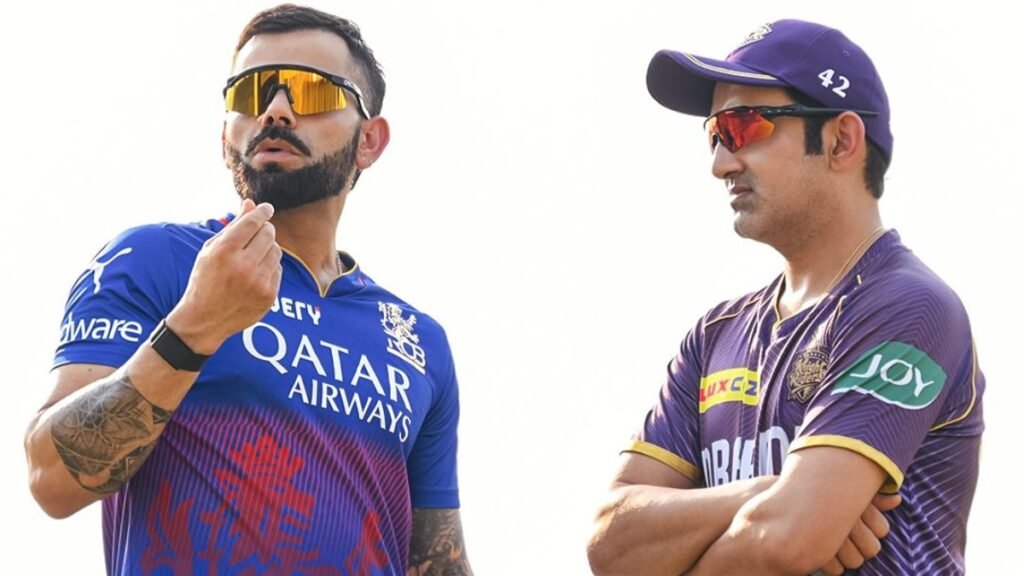 Virat Kohli and Gautam Gambhir